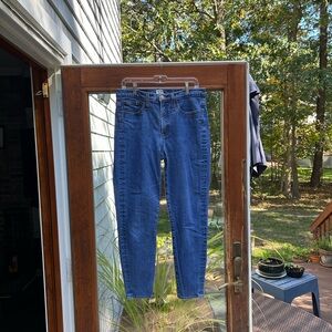 J. Crew High-Rise Blue Jeans
